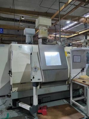 数控卧式双主轴双刀塔车铣复合